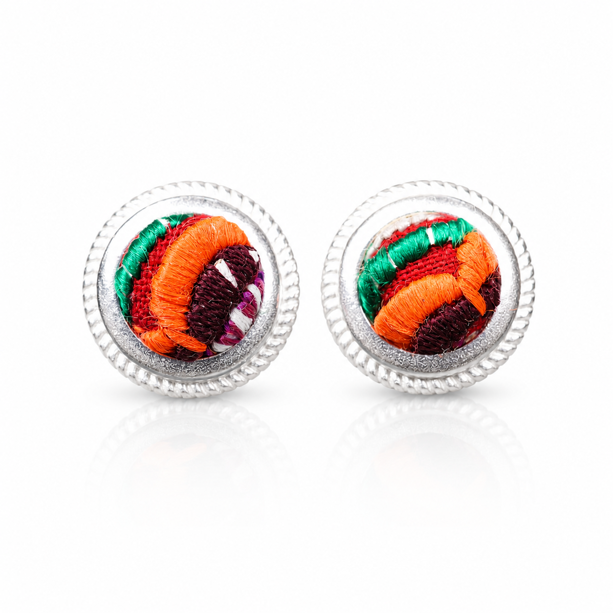 Vintage Embroidery Earrings | Heritage