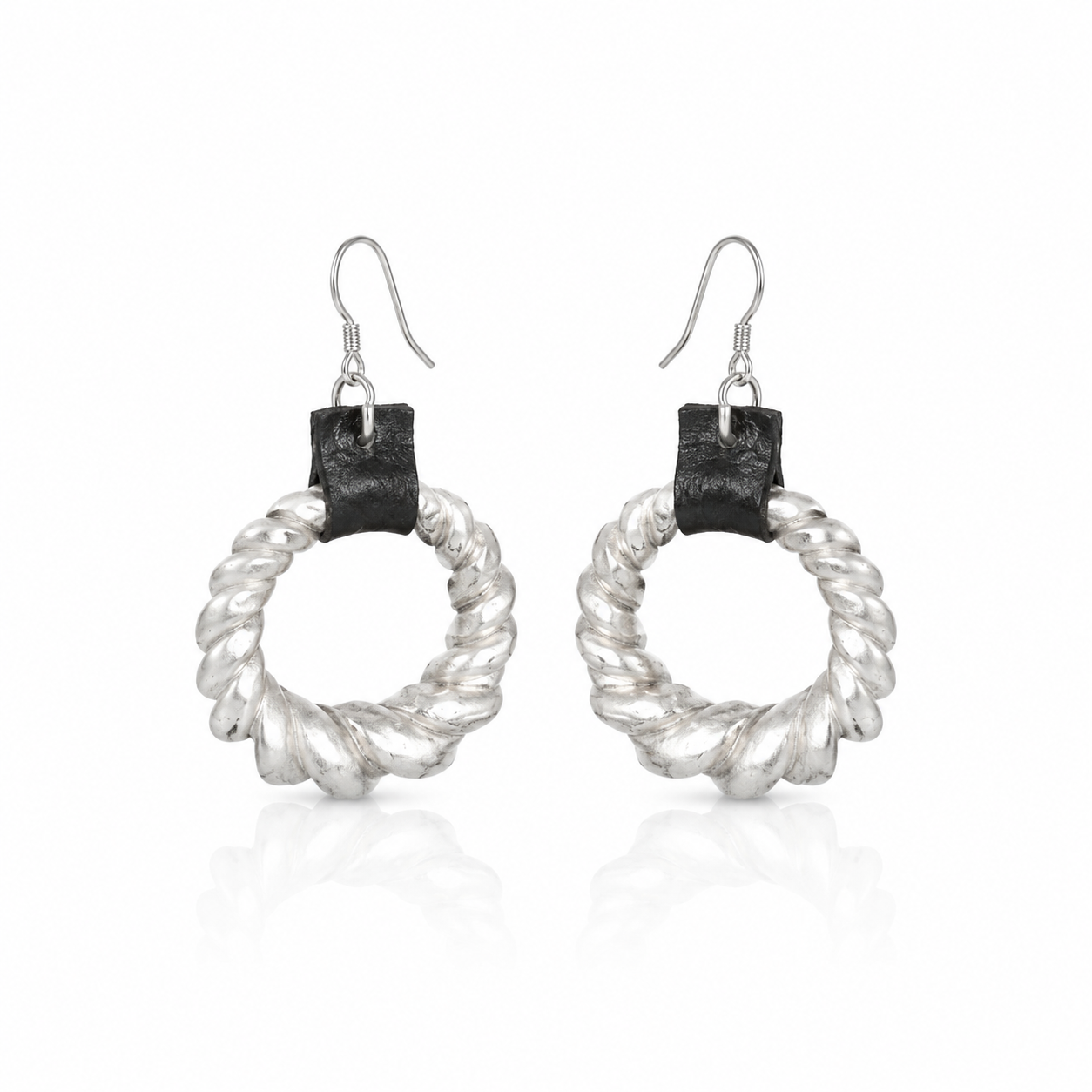 Miao Silver Earrings | Ethnic Heritage