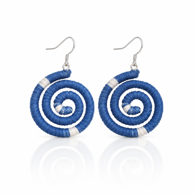 Miao Silver Earrings | Ethnic Heritage