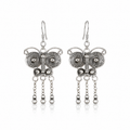 Miao Silver Earrings  | Ethnic Heritage