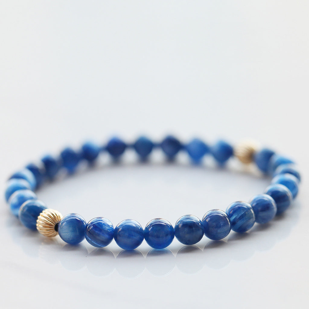 Minimalist Blue Kyanite Bracelet