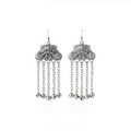 Miao Silver Earrings | Ethnic Heritage