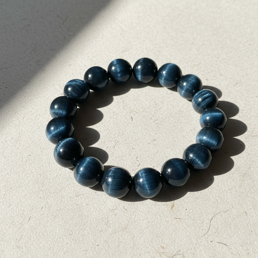 Natural Hawk's Eye | Blue Tiger's Eye Bracelet