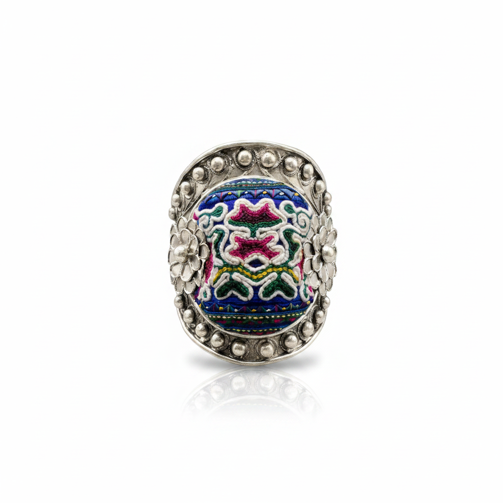 Miao Silver Mystery Ring - Twisted Wire Minimalist Design