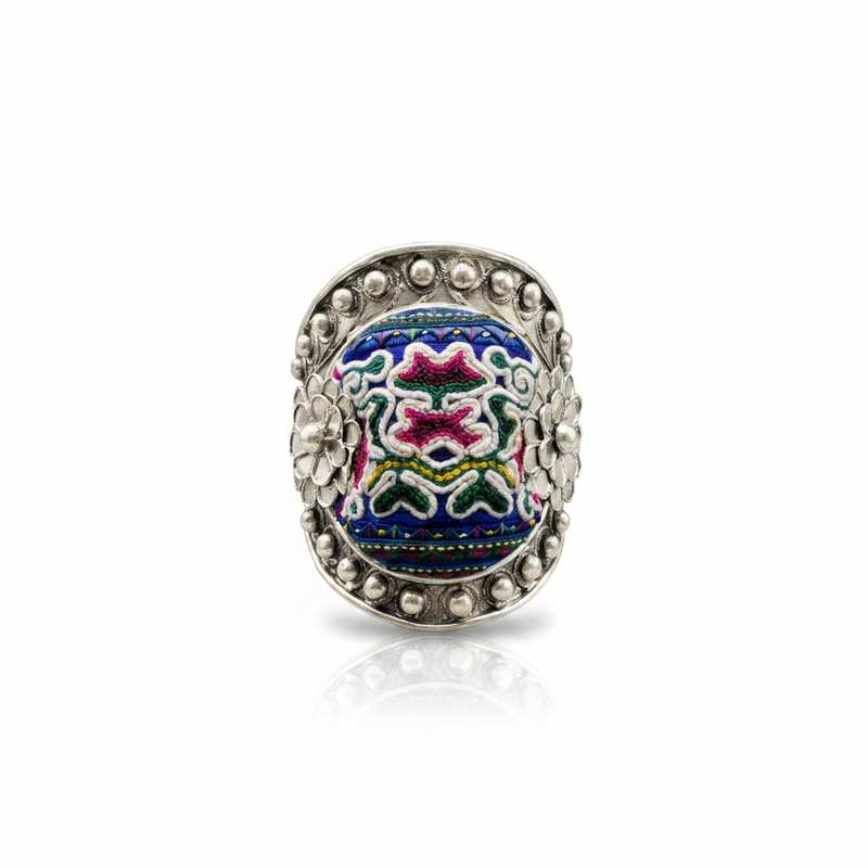 Miao Silver Mystery Ring - Twisted Wire Minimalist Design