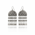Miao Silver Earrings | Ethnic Jewelry