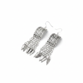 Miao Silver Earrings| Ethnic Heritage