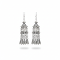 Miao Silver Earrings  | Ethnic Heritage