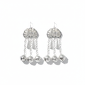 Miao Silver Earrings | Ethnic Heritage