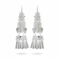 Miao Silver Earrings  | Ethnic Heritage