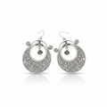 Miao Silver Earrings | Ethnic Heritage