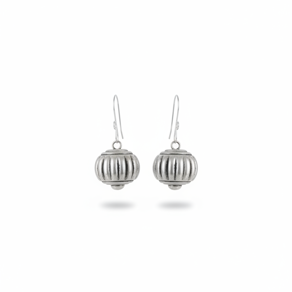 Miao Silver Earrings | Ethnic Heritage