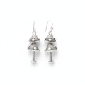 Miao Silver Earrings| Ethnic Heritage