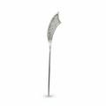 Silver Hairpin Tea Knife - Dragon scales | Miao Artifact