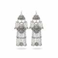 Miao Silver Earrings | Ethnic Heritage