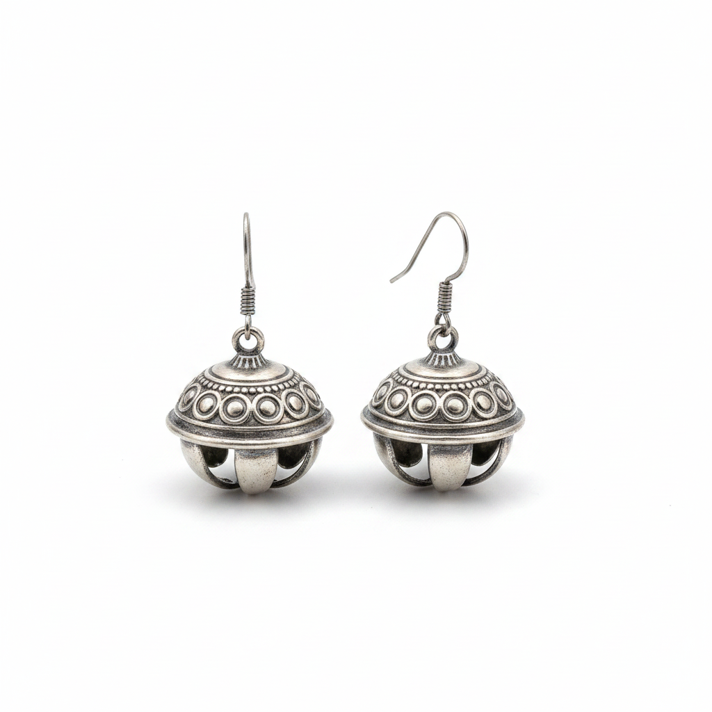 Miao Silver Earrings | Ethnic Heritage