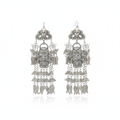 Miao Silver Earrings | Ethnic Heritage