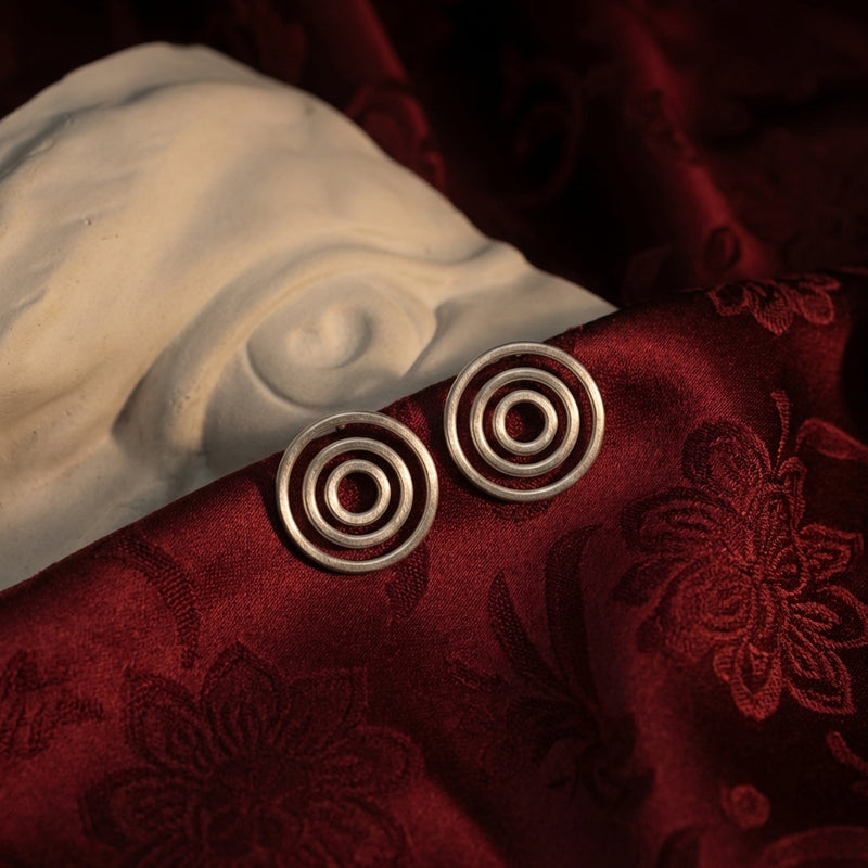 Miao Silver Earrings   | Ethnic Heritage