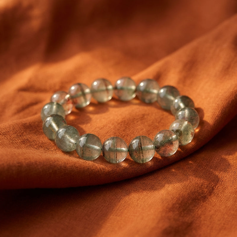 Green Seraphinite Cat's Eye Bracelet - Angelic Healing | Heart Chakra