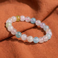 Ice Morganite Candy Color Bracelet - Divine Love | Heart Chakra Healing