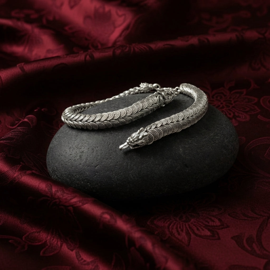 Miao Silver Bracelet | Ethnic Heritage