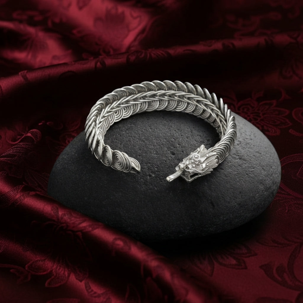 Miao Silver Bracelet | Ethnic Heritage