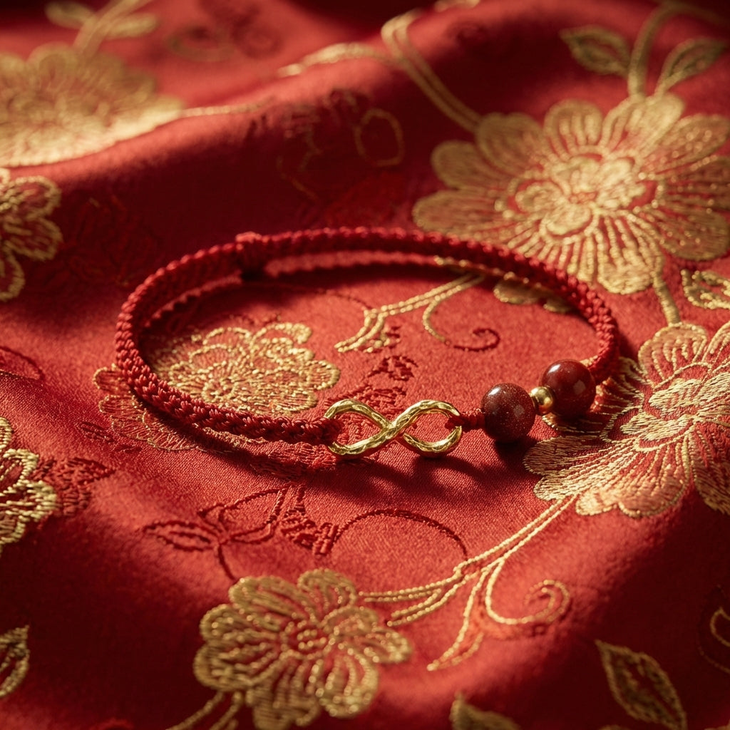 Infinite Wealth Cinnabar Bracelet