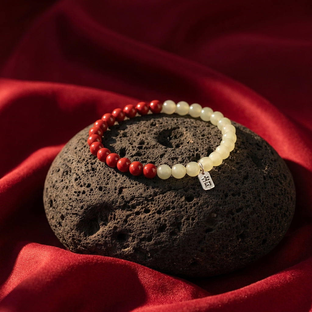 Putuo Mountain Blessed Cinnabar Bracelet