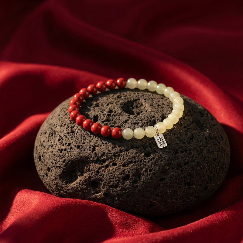 Putuo Mountain Blessed Cinnabar Bracelet