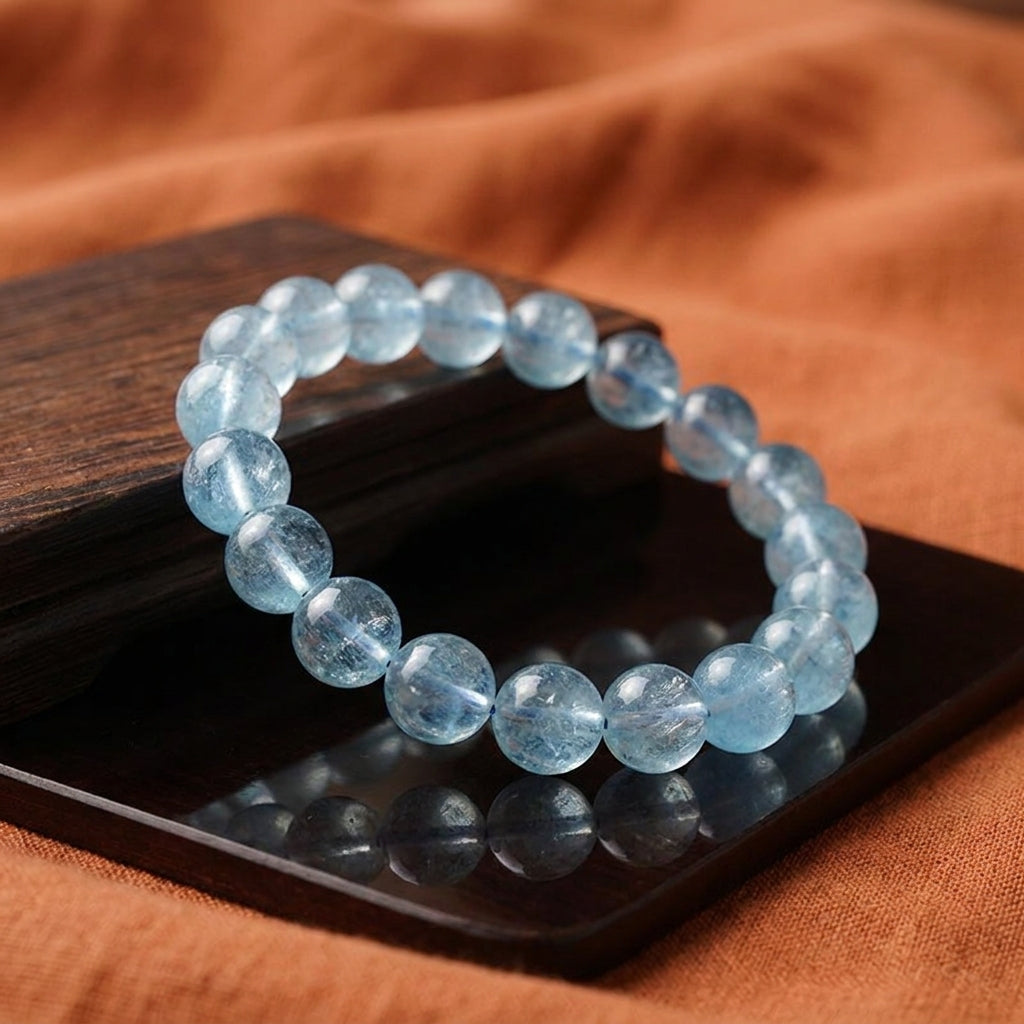 Natural Ice Aquamarine Bracelet