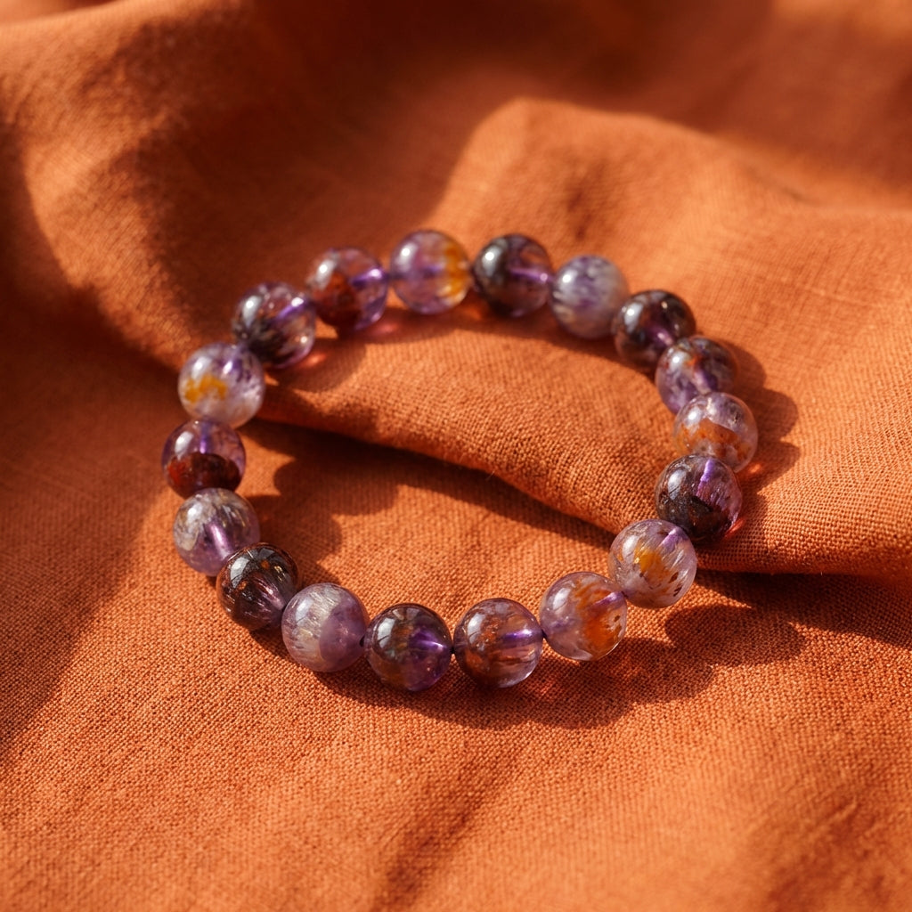 Purple Phantom Amethyst Bracelet - Third Eye Awakening | Royal Energy