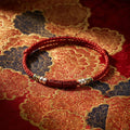 Cinnabar Six Character Mantra Protection String