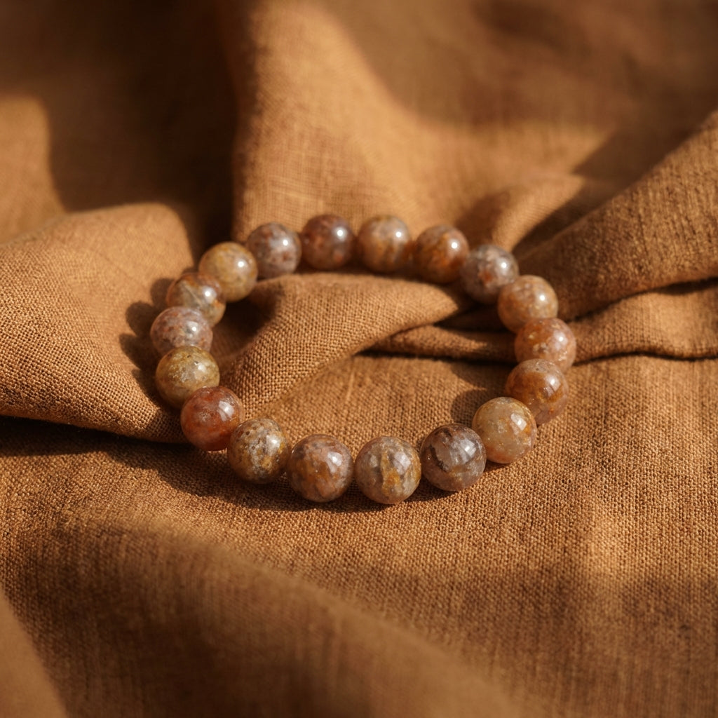 Yellow Melaleuca Ghost Bracelet - Deep Cleansing | Root Chakra