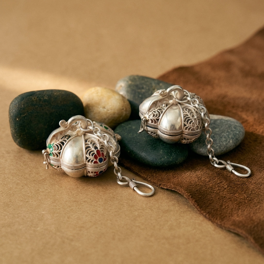 Miao Silver Earing | Ethnic Heritage