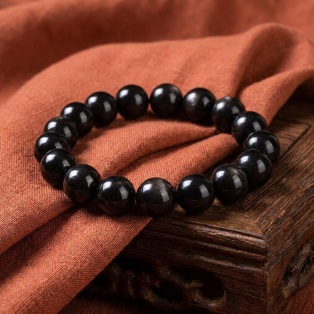 Natural Golden Hypersthene Bracelet