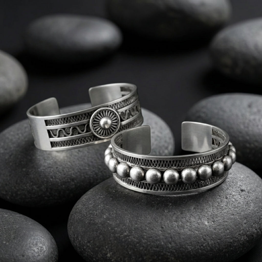 Miao Silver Bracelet - | Ethnic Heritage