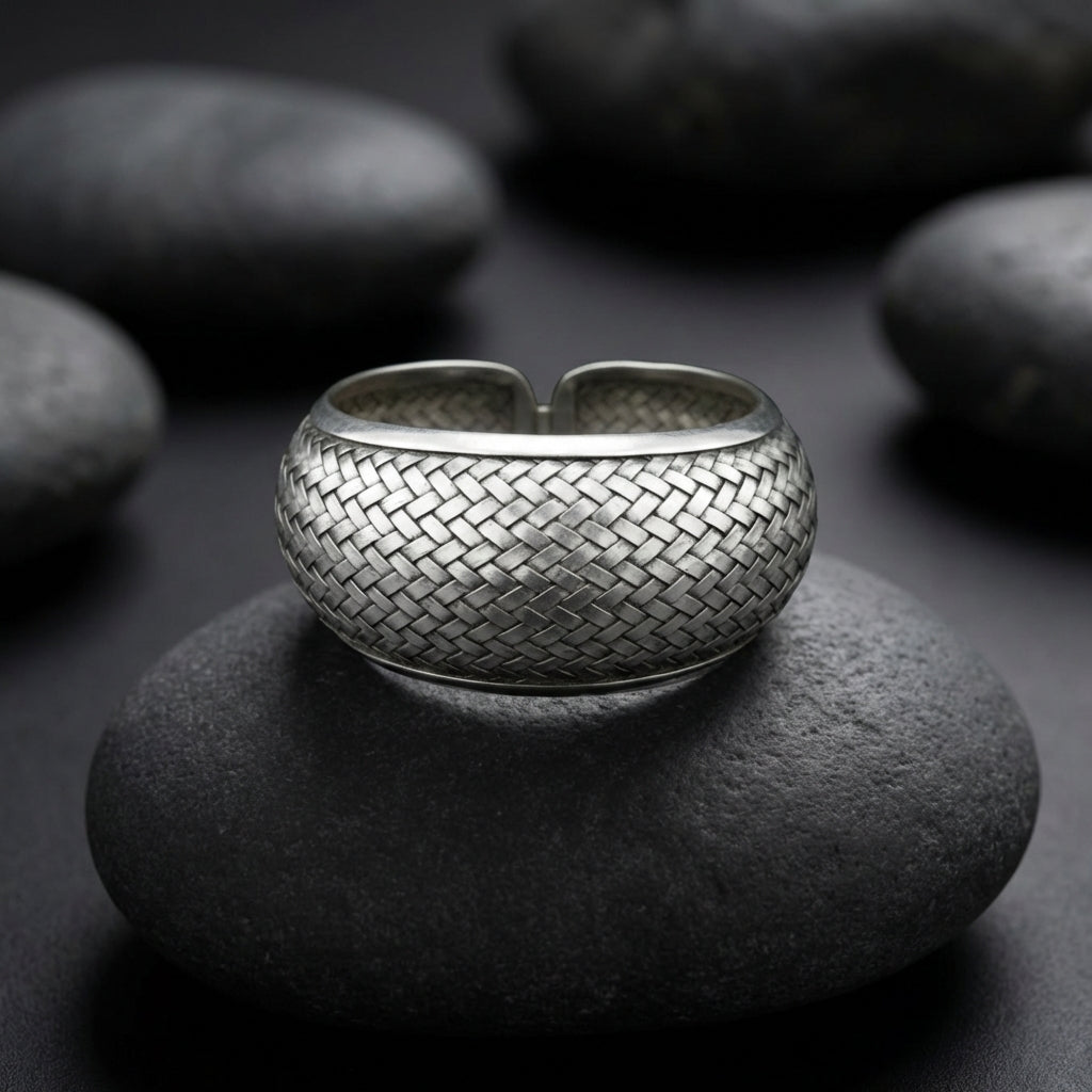 Miao Silver Bracelet - | Ethnic Heritage