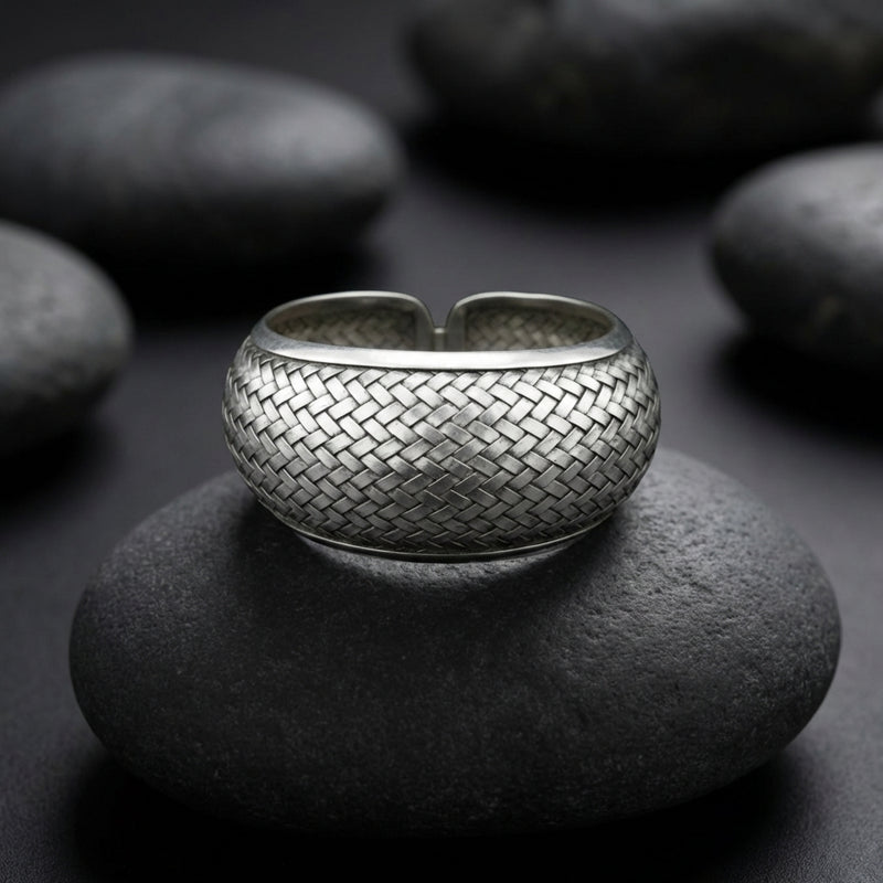 Miao Silver Bracelet - | Ethnic Heritage