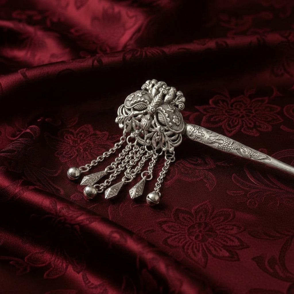 Miao Silver Hair Accessory | Ethnic Heritage