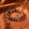 Black Gold Super Seven Bracelet - 7A Light | All-Chakra Activation Crystal