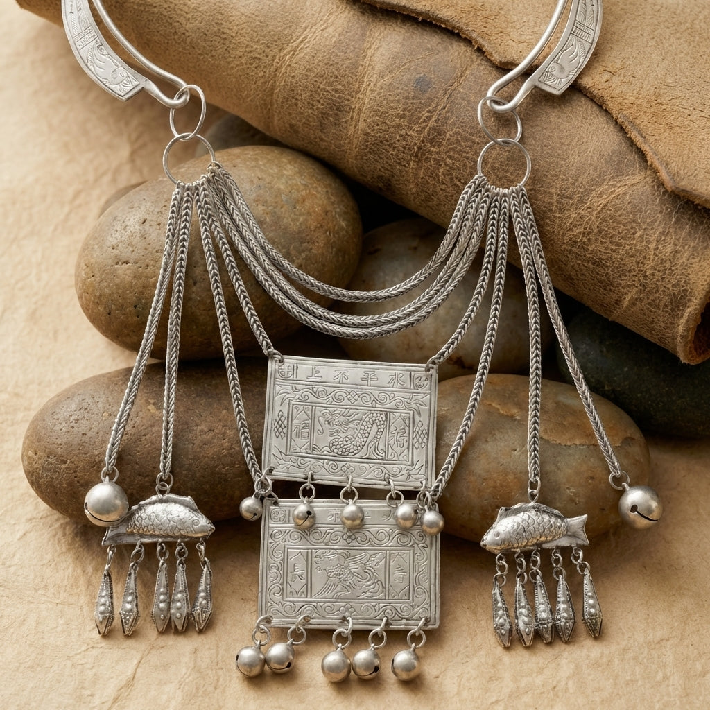 Miao Silver Necklace  | Ethnic Heritage