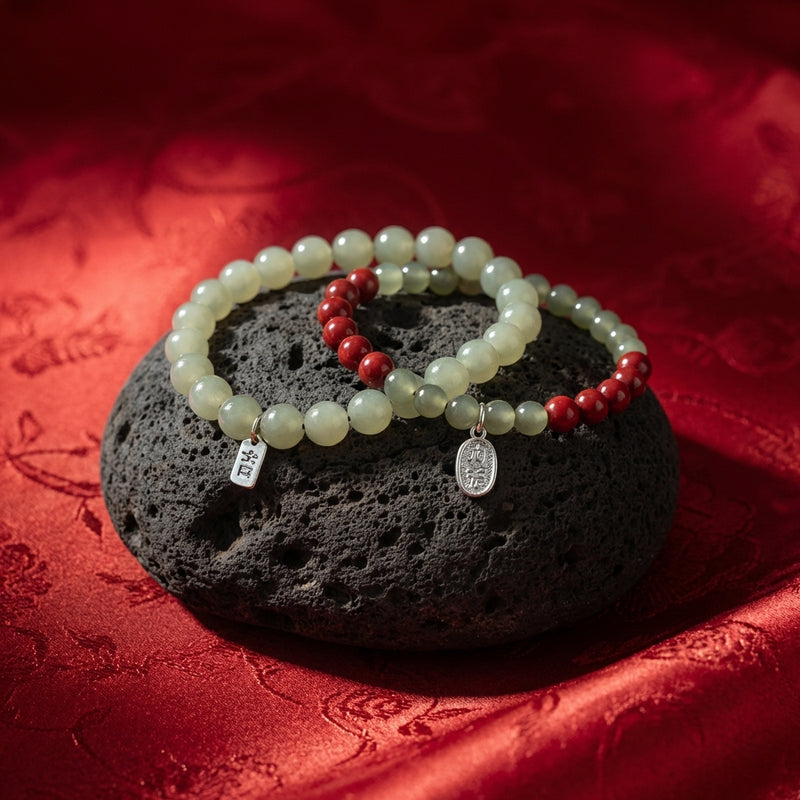 Putuo Mountain Blessed Cinnabar Bracelet