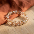 Black Gold Super Seven Bracelet - 7A Dark | All-Chakra Activation Crystal