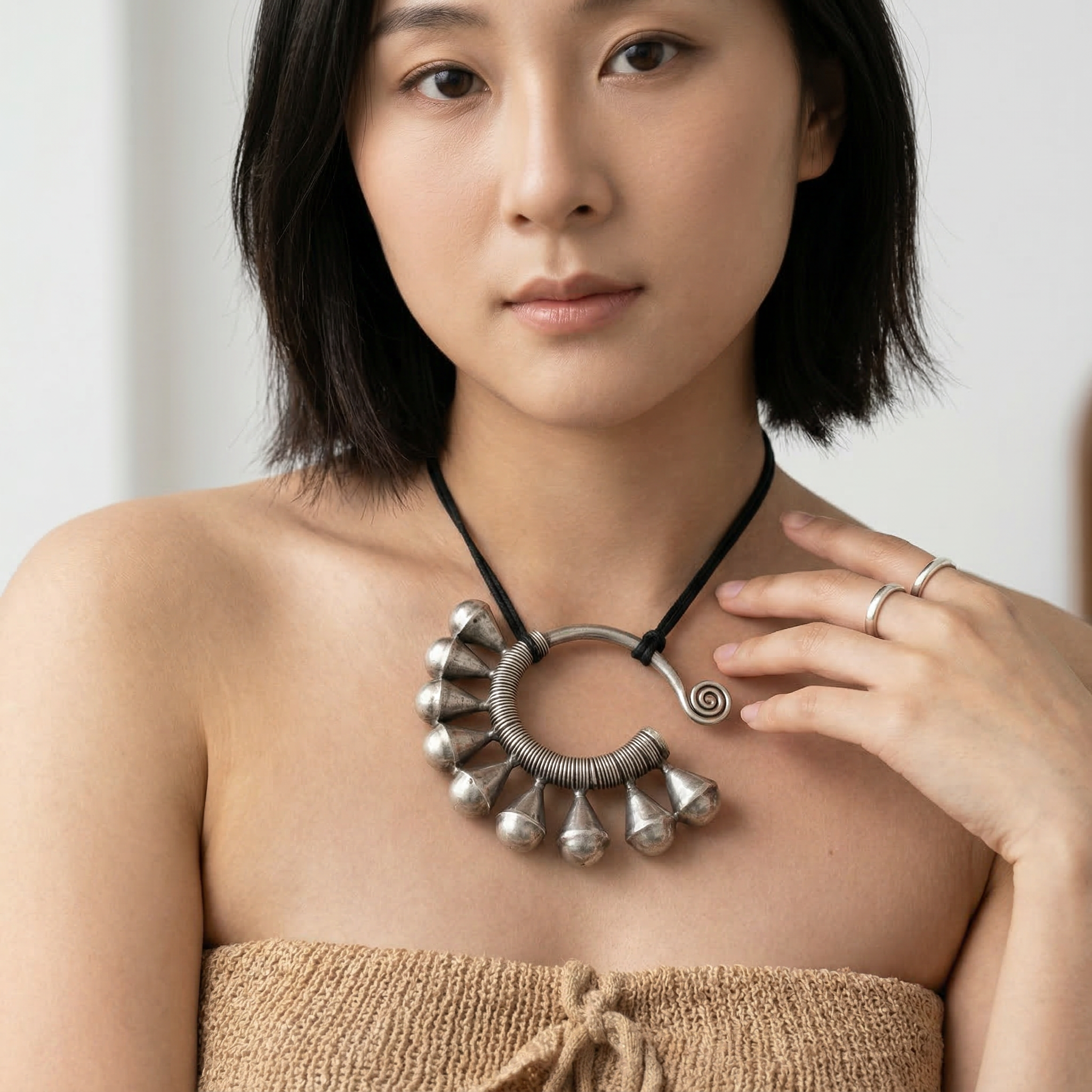 Miao Silver Necklace | Ethnic Heritage