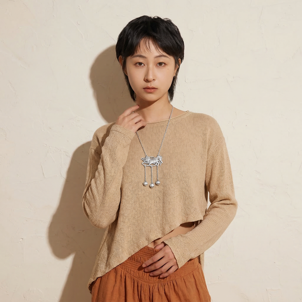 Miao Silver Necklace | Ethnic Heritage