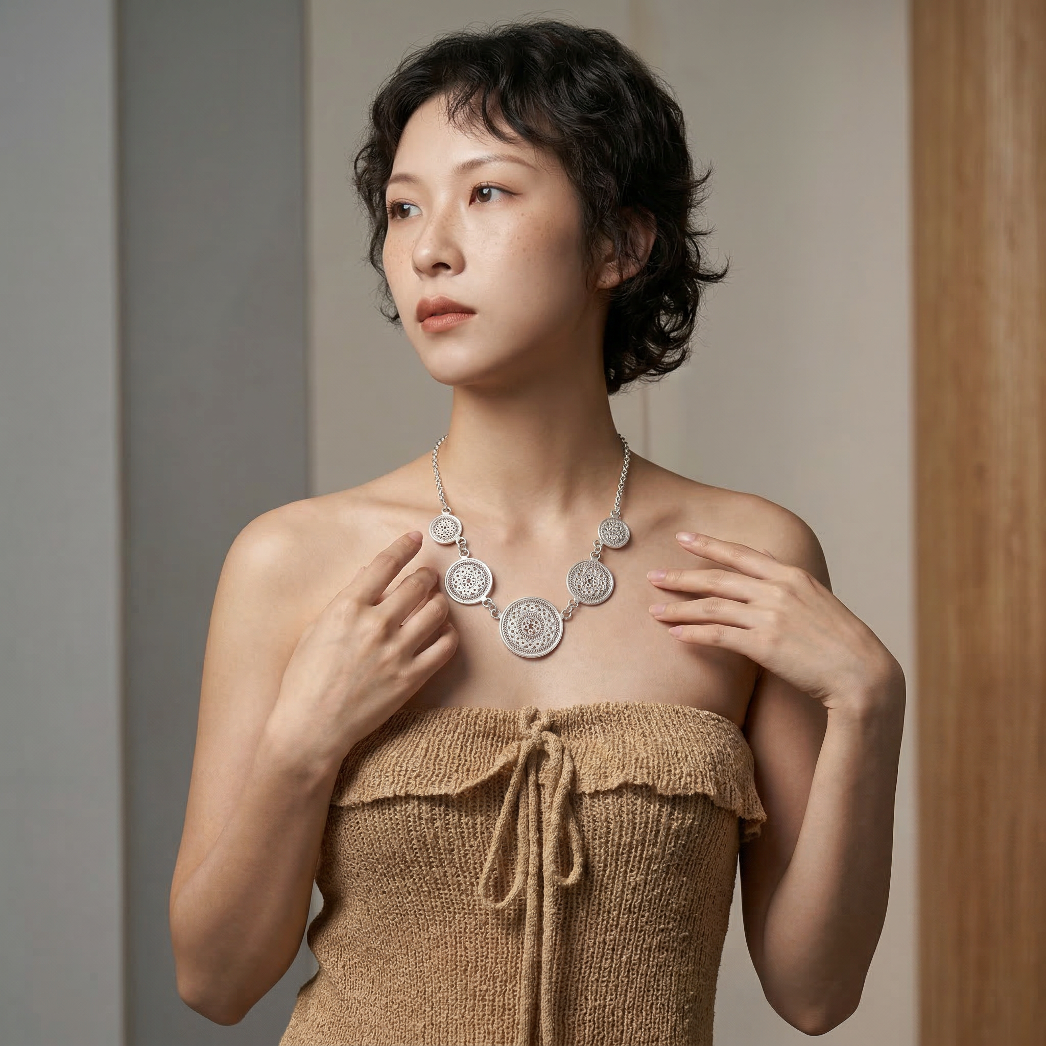 Miao Silver Necklace| Ethnic Heritage