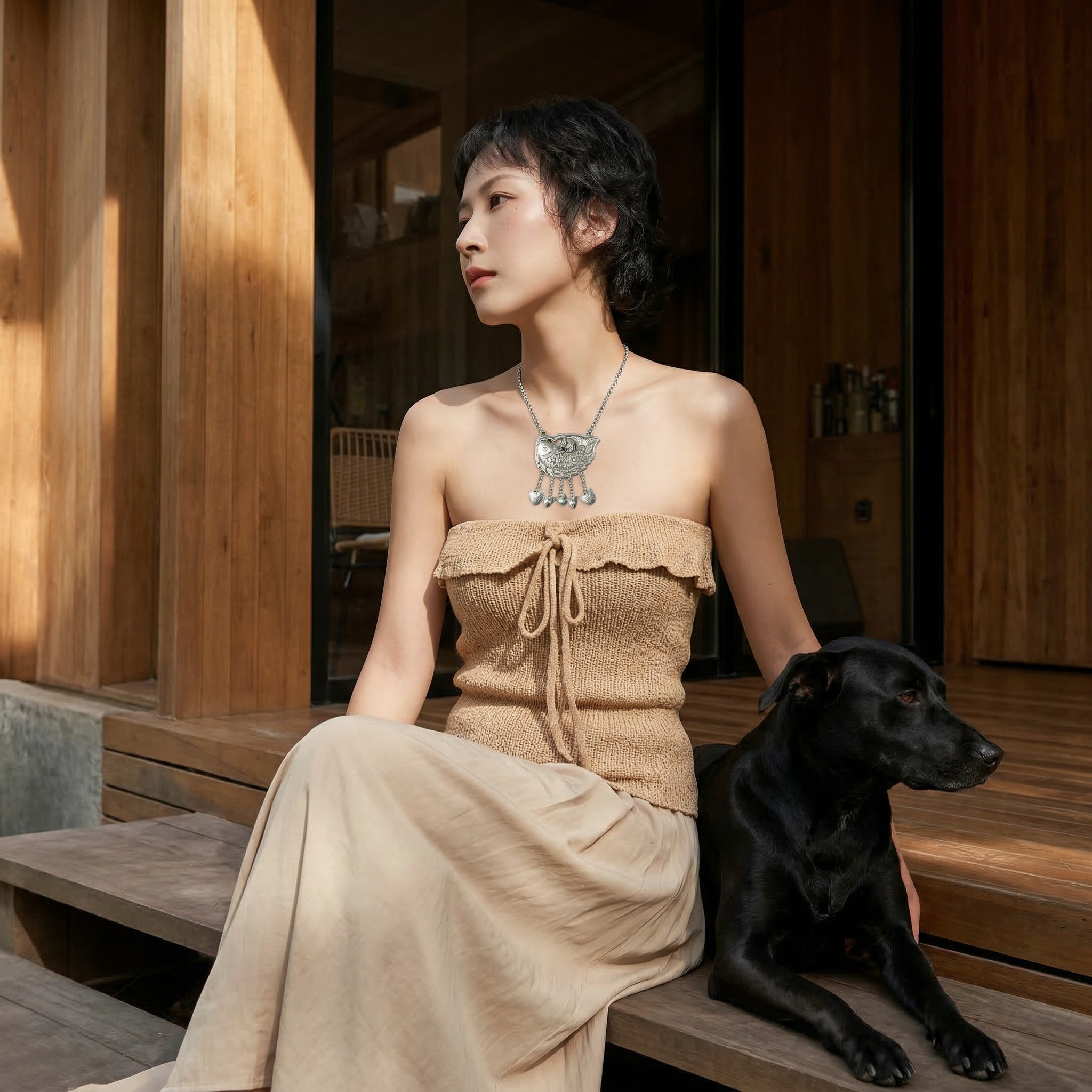 Miao Silver Necklace | Ethnic Heritage
