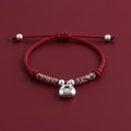 999 Pure Silver Fu Lock Bracelet