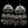 Miao Silver Earrings - Tiered Bells Large （Hot Seller）  | Ethnic Jewelry