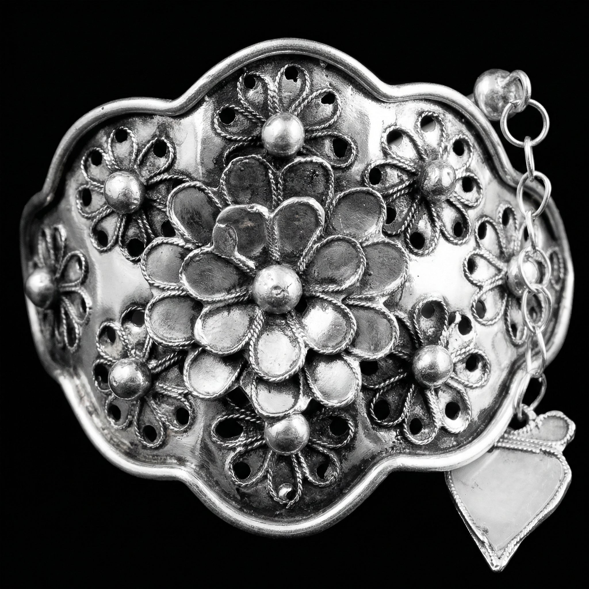 Miao Silver Hair Stick - Handcrafted Traditional Design